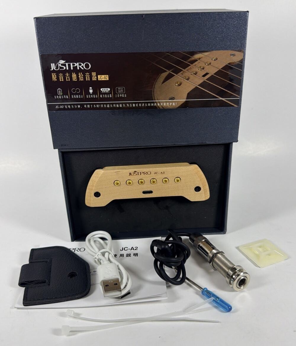 Justpro Acoustic Guitar Pickup JC-A2 - Open Box